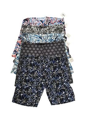 Sexy Basics Women's 4X 6-Pack Cotton Stretch Boyshort Bike Shorts